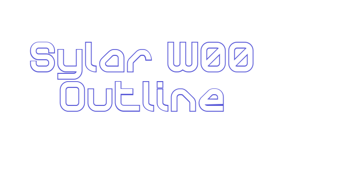 Sylar W00 Outline Font Download