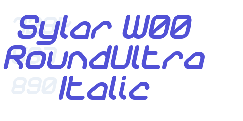 Sylar W00 RoundUltra Italic-font-download