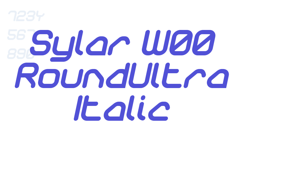 Sylar W00 RoundUltra Italic-font-download