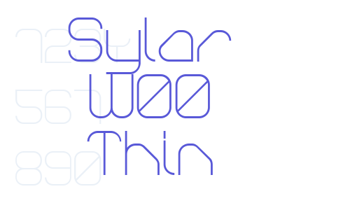 Sylar W00 Thin Font Download