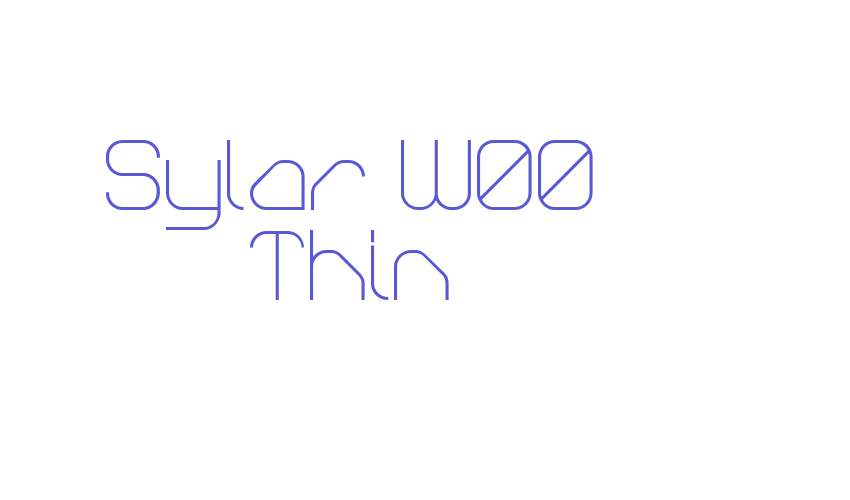 Sylar W00 Thin Font Download