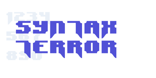 Syntax Terror-font-download