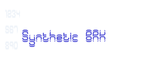 Synthetic BRK font free