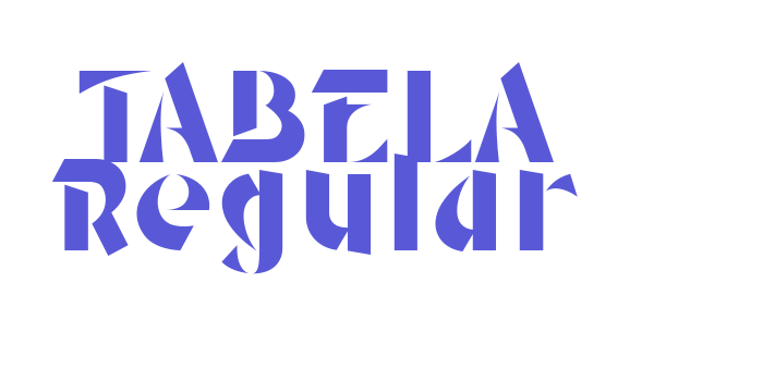 TABELA Regular Font Download