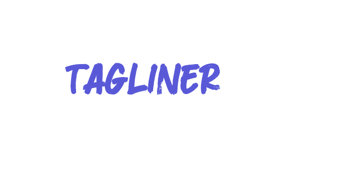 TAGLINER Font Download