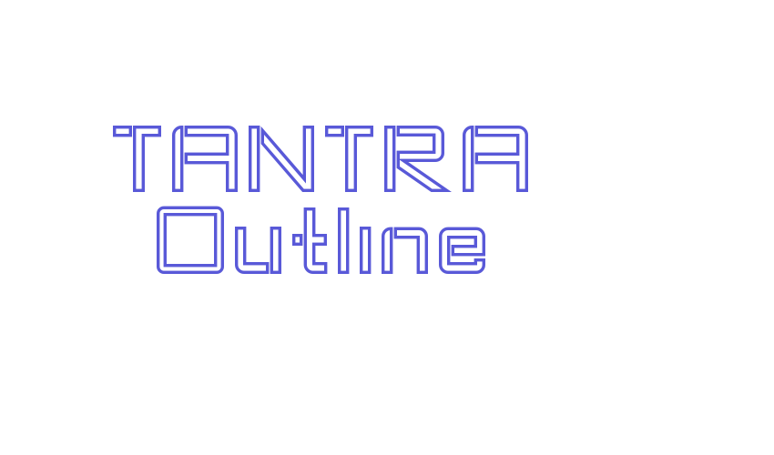 TANTRA Outline Font Download