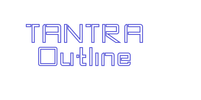 TANTRA Outline Font Download