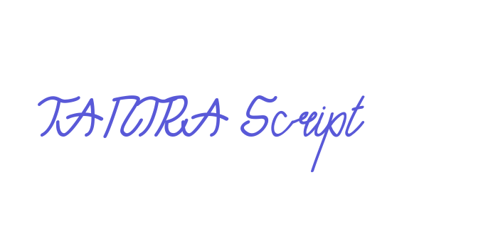 TANTRA Script Font