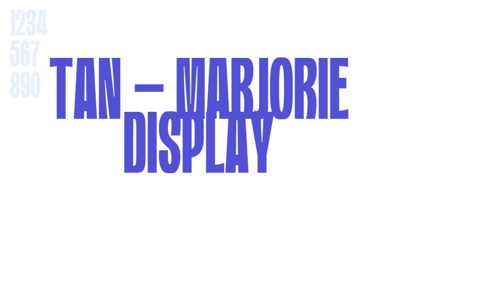 TAN – MARJORIE DISPLAY-font-download