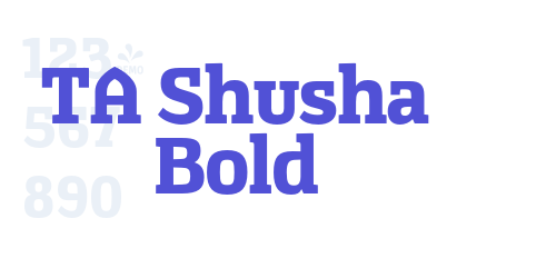 TA Shusha Bold-font-download