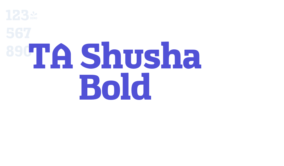 TA Shusha Bold-font-download