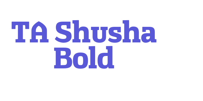 TA Shusha Bold Font