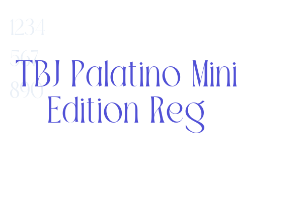 TBJ Palatino Mini Edition Reg