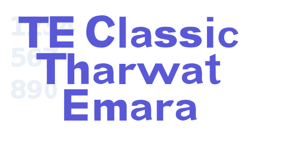 TE Classic Tharwat Emara font free