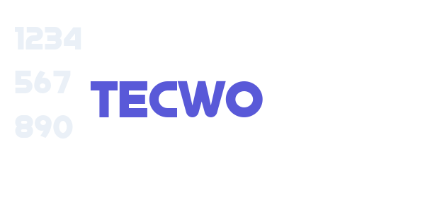 TECWO font free