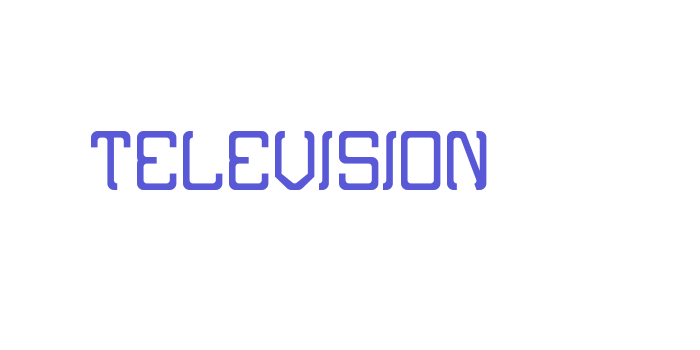 TELEVISION Font Download