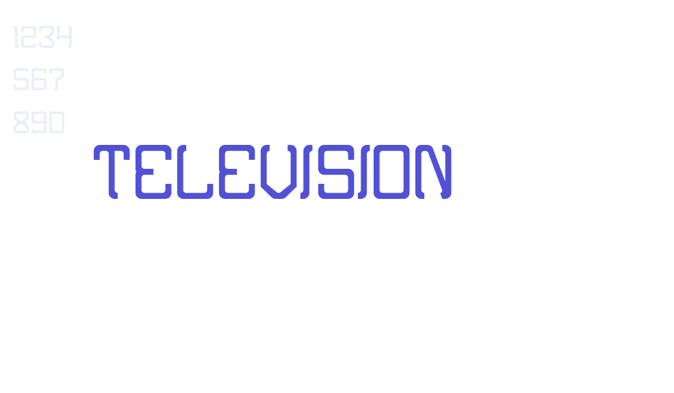 TELEVISION-font-download