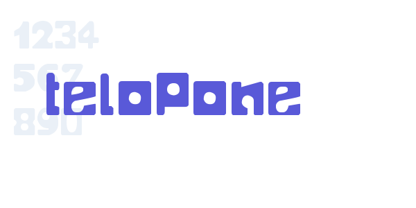 TELOPONE font free