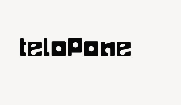 TELOPONE Font