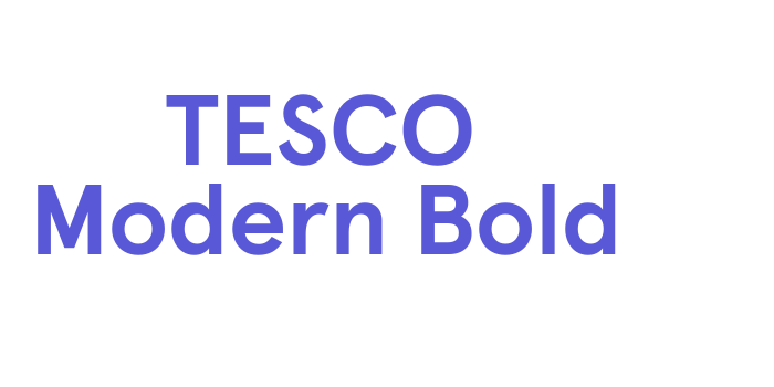 TESCO Modern Bold Font Download