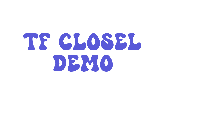 TF Closel Demo Font Download