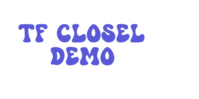 TF Closel Demo Font Download