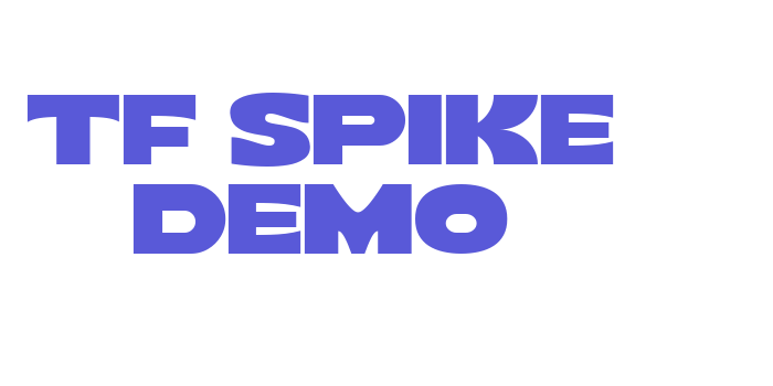 TF Spike Demo Font Download