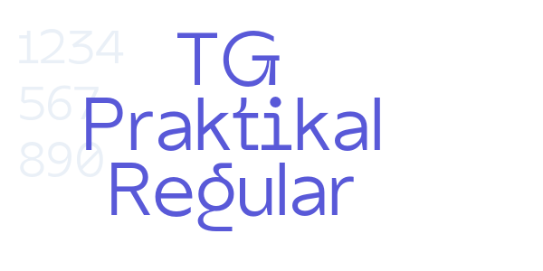 TG Praktikal Regular font free