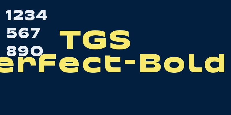 TGS Perfect-Bold