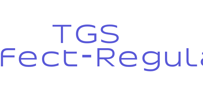 TGS Perfect-Regular Font Download