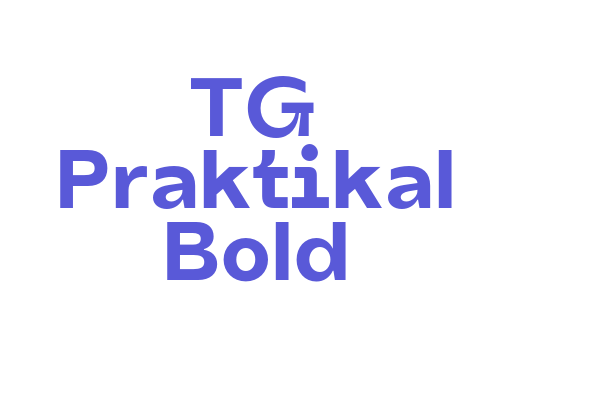 TG Praktikal Bold Font