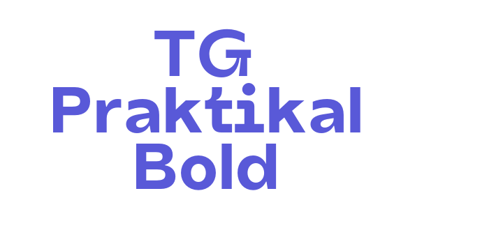 TG Praktikal Bold Font Download