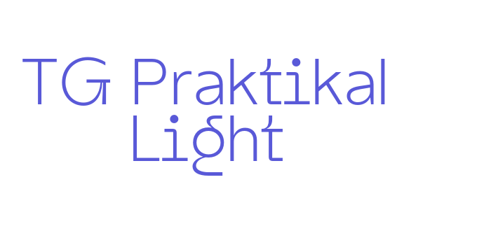 TG Praktikal Light Font Download