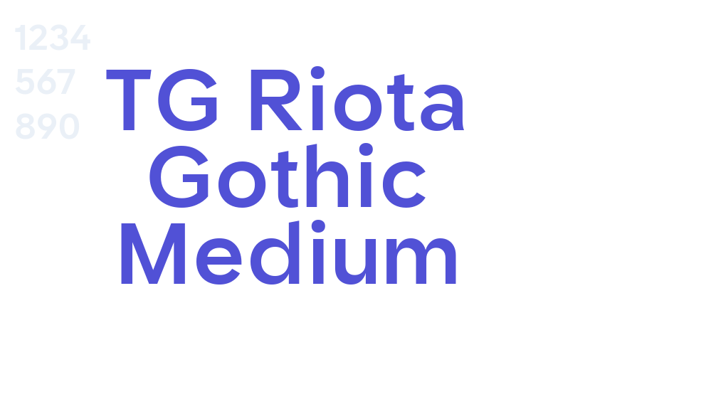 TG Riota Gothic Medium-font-download