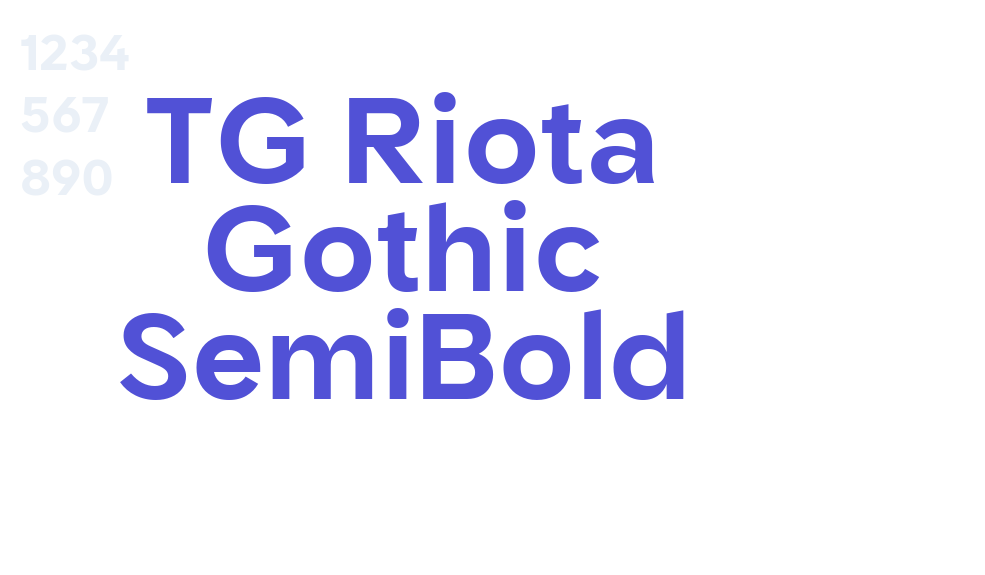 TG Riota Gothic SemiBold-font-download