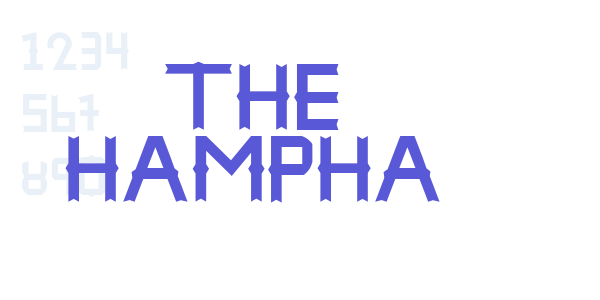 THE HAMPHA font free