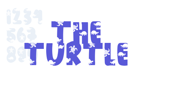 THE TURTLE font free