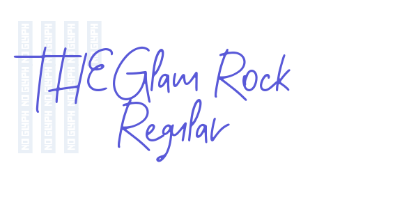 THEGlam Rock Regular font