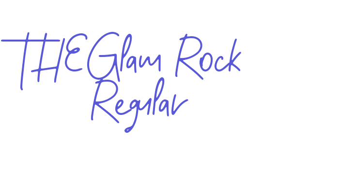 THEGlam Rock Regular Font