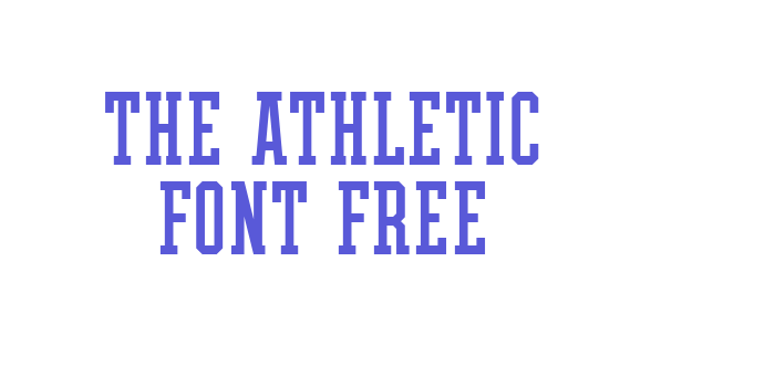 THE ATHLETIC FONT FREE Font Download