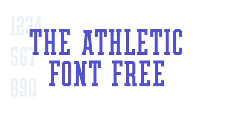 THE ATHLETIC FONT FREE-font-download
