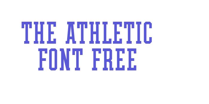 THE ATHLETIC FONT FREE Font