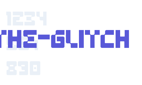 THE-GLITCH Font