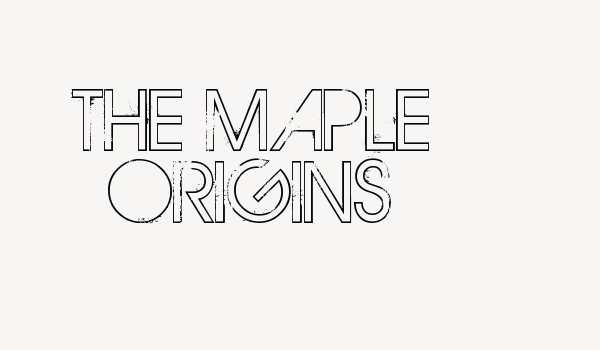 THE MAPLE ORIGINS Font