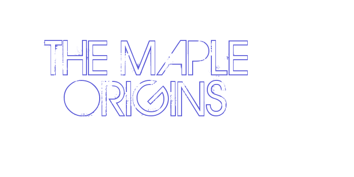 THE MAPLE ORIGINS Font Download