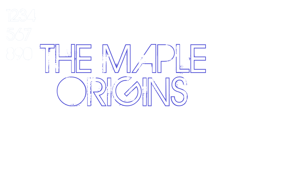 THE MAPLE ORIGINS-font-download