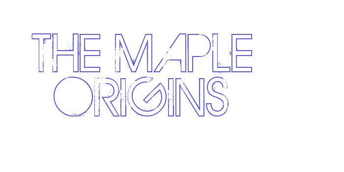 THE MAPLE ORIGINS Font