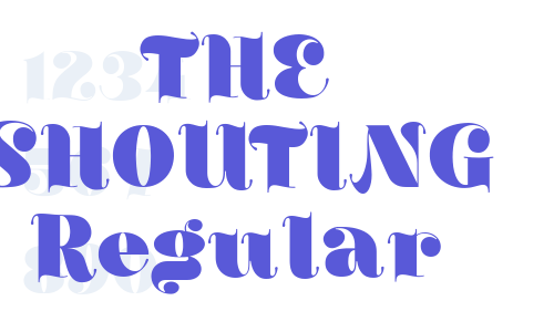 THE SHOUTING Regular Font Download