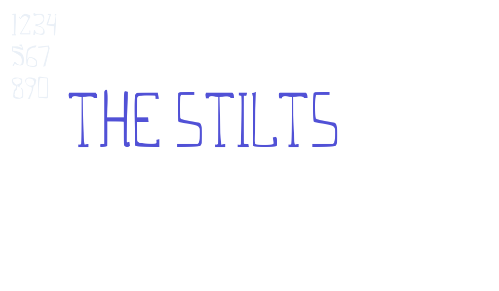 THE STILTS-font-download