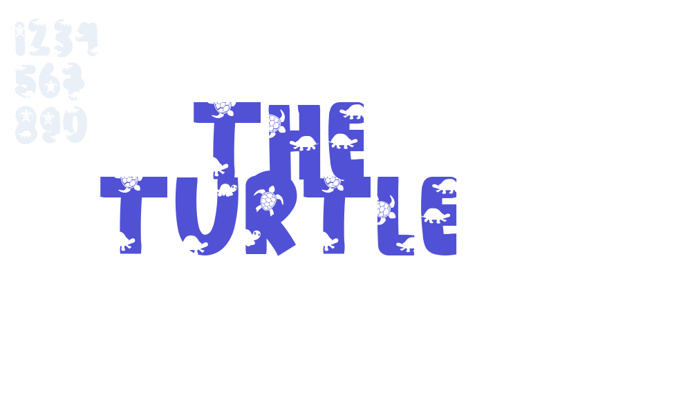 THE TURTLE-font-download